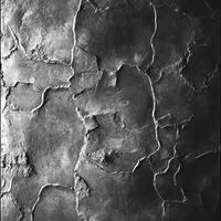 Textured surface showcasing intricate cracks and weathered metal patterns photo