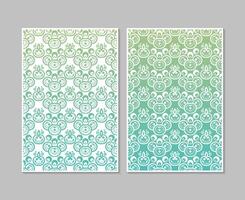 colorful abstract pattern cover design template vector
