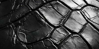 Close up of reptile skin with scales and wrinkles photo