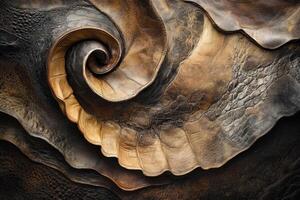 A stunning abstract rendering of distressed and textured animal hide photo