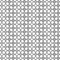 seamless pattern double star, circle and square shape outline style, illustration vector