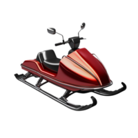 Snowmobile Isolated on Transparent Background. png