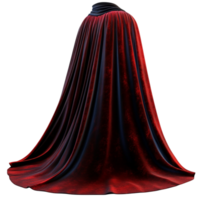 Flowing Red Fabric Draped Over an Unseen Structure with Dramatic Shadows png