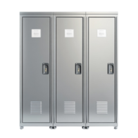 Modern Storage Lockers with a Clean and Organized Appearance png