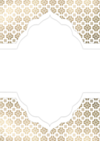 Golden frame with black border and pattern png