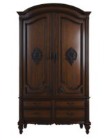Brown wardrobe isolated on transparent background png