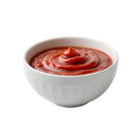 ketchup in a bowl on a transparent background png