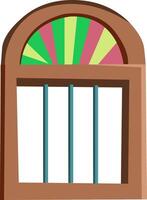 2d window cartoon use background vector