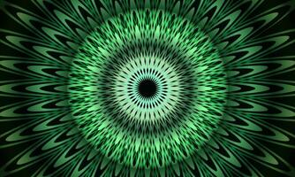 Abstract kaleidoscope fractal green background. Multicolor mosaic texture. vector