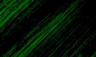 Minimal abstract green grunge scratch black background. vector