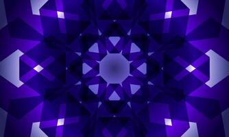 blue kaleidoscope pattern. abstract mosaic Background. geometric shape. vector
