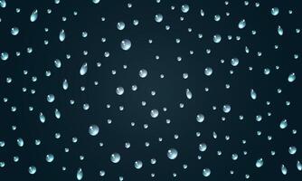 oil drops texture on blue background. soft liquid droplets. blob fluid. vector