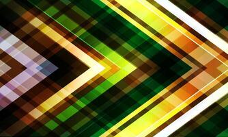Abstract luxury green and gold arrows futuristic technology background concept high speed movement. Dynamic motion stripes pattern. horizontal speed. vector
