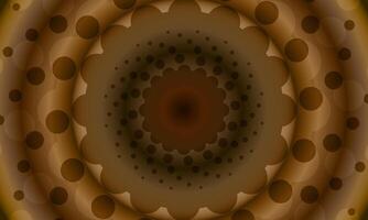 ethnic circle pattern. kaleidoscope circle pattern. brown circular. vector