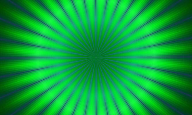 Ray sunburst light green background. Radial circle line. shiny lines.
