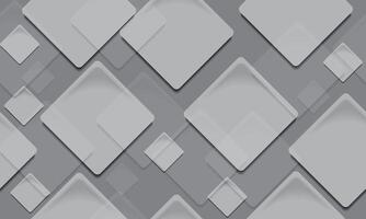 Abstract Elegant grey squares pattern. geometric texture background. vector