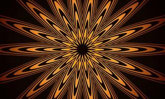 Abstract kaleidoscope fractal gold background. Multicolor mosaic texture. soft wave circular. vector