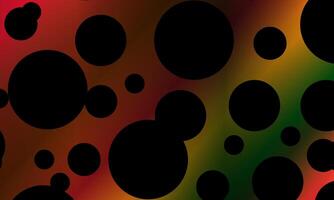 abstract circle pattern shape bright colorful background. Realistic retro geometric shape texture. black circles. vector