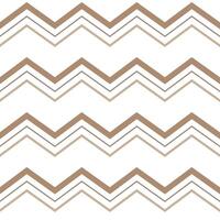 Seamless geometric pattern with brown zigzags on a white background vector