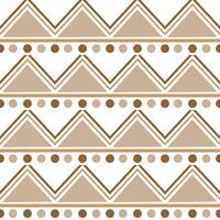 Seamless, geometric pattern with zigzags, triangles and circles on a white background vector