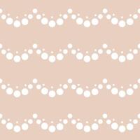 Seamless abstract pattern with circles on a beige background vector