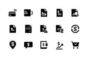 Diverse business icons for consulting and economic strategy use vector