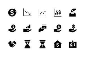 Comprehensive business icon pack for corporate branding projects vector