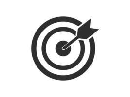 Achievement, Dart and Target Icon vector