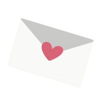 An envelope with a heart in it png