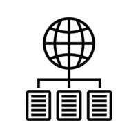 documents upload to internet icon vector