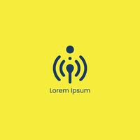 Abstract Newest Modern Wifi Logo vector