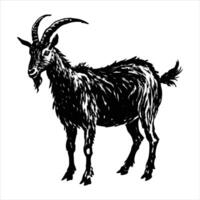 Goat Silhouette Minimalist Vectors