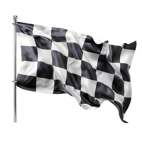 Checkered Flag isolated on transparent background png
