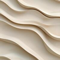 Abstract beige wave background with smooth texture photo