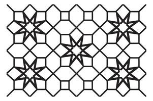 Intricate geometric design illustration for coloring books vector