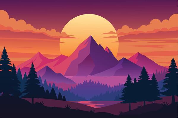 colorful-mountain-landscape-at