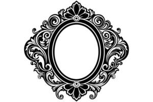 Mirror frame graphic design vector