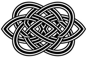 A Celtic Knotwork Design for Graphic Use vector