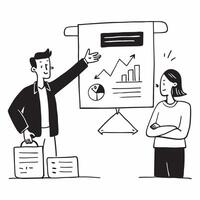 Young professional presenting a project to a boardroom concept as A young professional confidently presents a project to a boardroom of executives showcasing leadership and communi Dynamic vector
