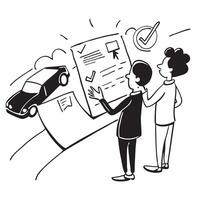 Young couple researching car reviews concept as High resolution image of a young couple researching reviews for their first car with a glossy backdrop emphasizing informed decision Dynamic Set 2 vector