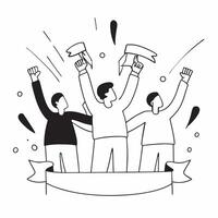 Workers enjoying a Labor Day concert concept as High resolution image of workers enjoying a Labor Day concert with a glossy backdrop capturing the excitement and festivity of the h Dynamic Set 2 vector