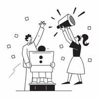 Workers responding to a sudden power outage during festive hours concept as High resolution image of workers responding to a sudden power outage during festive working hours captur Dynamic Set 2 vector