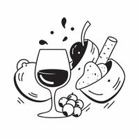 Wine pairing with vegetarian dishes concept as High resolution image of a wine pairing with vegetarian dishes with a glossy backdrop showcasing the fresh and vibrant flavors of pla Dynamic vector