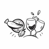 Wine pairing with Mediterranean cuisine concept as High resolution image of a wine pairing with Mediterranean cuisine with a glossy backdrop capturing the fresh and vibrant flavors Dynamic vector