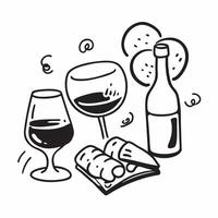 Wine pairing with gourmet snacks concept as High resolution image of a wine pairing with gourmet snacks with a glossy backdrop showcasing the elegant and flavorful combinations of Dynamic Set 2 vector