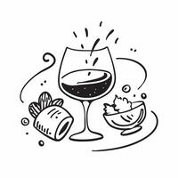 Wine pairing with a gourmet meal concept as High resolution image of a wine pairing with a gourmet meal with a glossy backdrop capturing the refined and luxurious experience of fin Dynamic Set 2 vector
