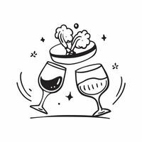 Wine pairing for a romantic dinner concept as High resolution image of a wine pairing for a romantic dinner with a glossy backdrop capturing the intimate and luxurious experience o Dynamic vector