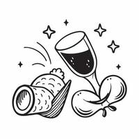Wine and seafood pairing concept as High resolution image of a wine and seafood pairing with a glossy backdrop showcasing the fresh and delicate flavors of seafood with complementa Dynamic vector