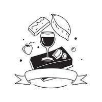 Wine and chocolate pairing concept as High resolution image of a wine and chocolate pairing with a glossy backdrop capturing the rich and indulgent flavors of wine and gourmet choc Dynamic Set 2 vector