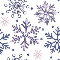 Whimsical snowflake seamless tile pattern with playful shapes and bright accents concept as Playful snowflake shapes with bright accents create a whimsical seamless tile pattern pe Dynamic vector
